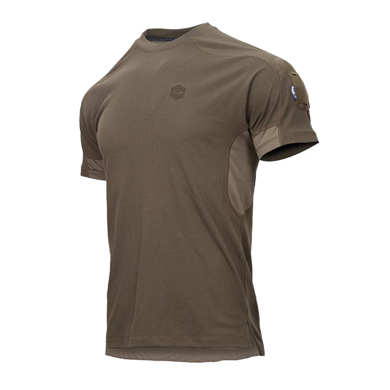 Emersongear BlueLabel táctico Mandrill funcional Camiseta de manga corta Camiseta deportiva Tops Airsoft senderismo caza viajero al aire libre - imagen 5
