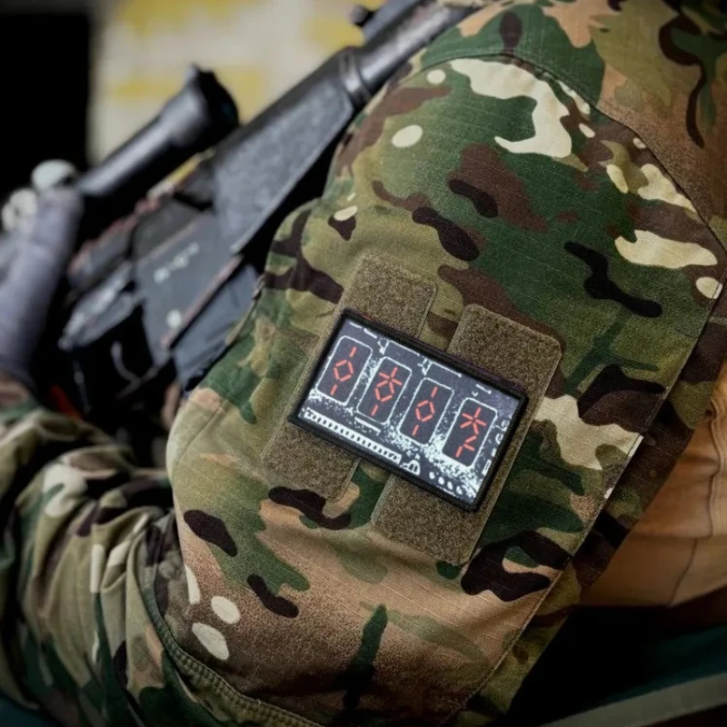 Dispositivo de extracción automática, parche táctico, insignia de moral con gancho y bucle, brazalete militar, mochila, decoración de ropa - imagen 4