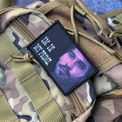 Parche táctico moral con velcro y estampado máxima condición
