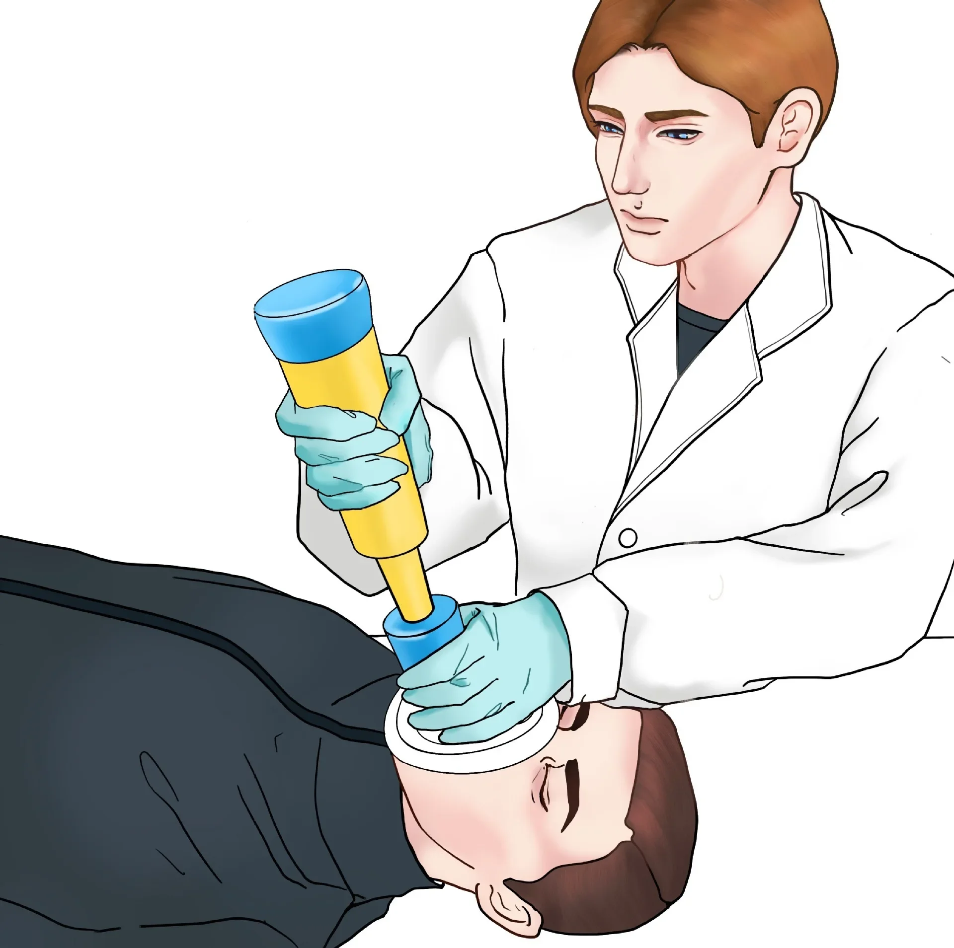 Heimlich Maneuver Dispositivo de rescate asfixia salvavidas succión emergencia asfín máscara de entrenamiento RCP botiquín de primeros auxilios adultos niños - imagen 5