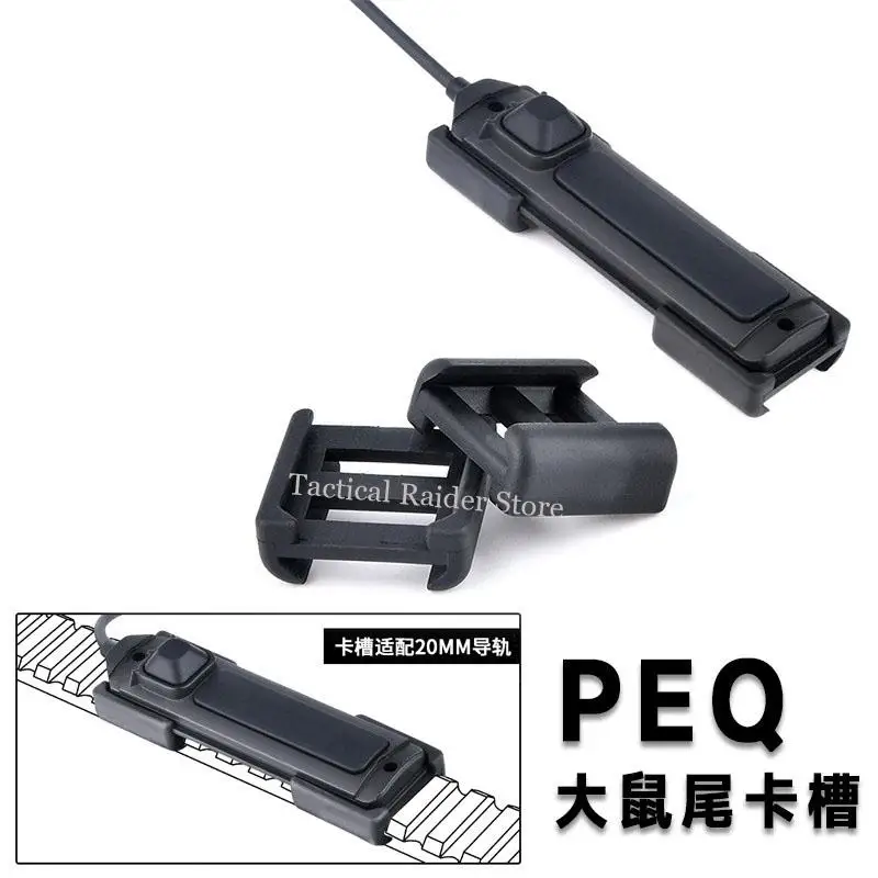 PEQ15 cable control láser cola de rata para interruptor Picatinny - imagen 4