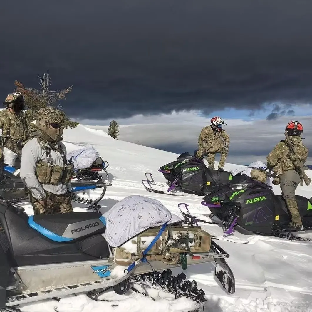 Cospaly Airsoft Mandible conexión de riel guía táctica media máscara facial para casco FAST/STS CCT/de corte alto - imagen 2