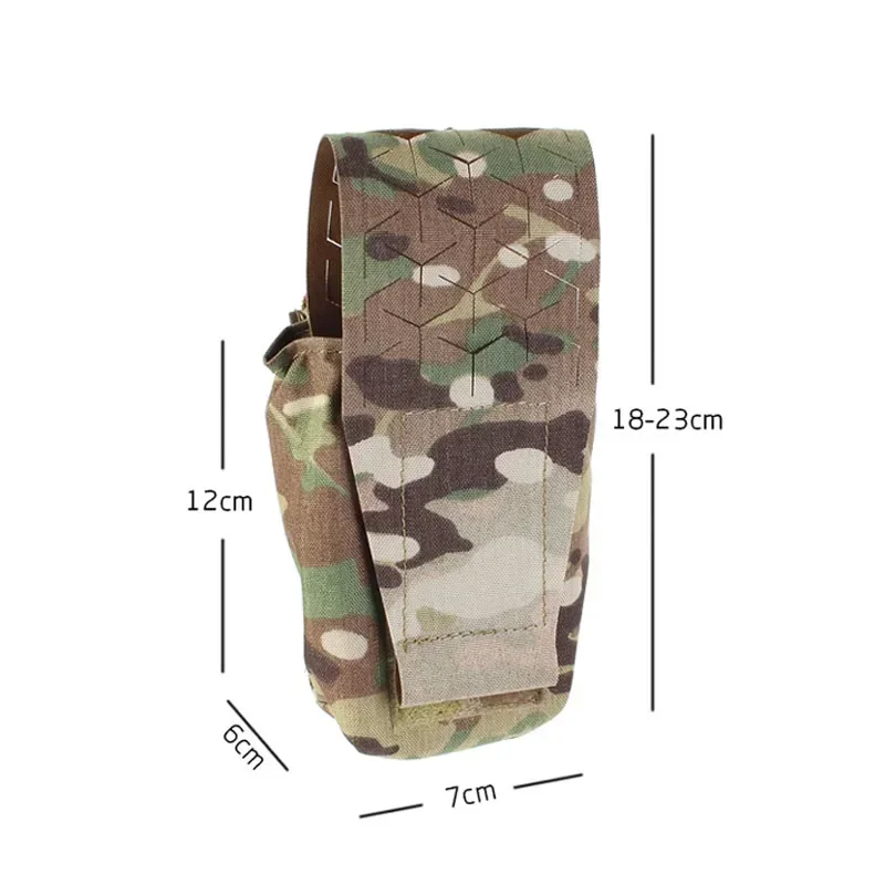 Bolsa táctica para exteriores estilo SS SPUD, bolsa Molle multiusos, cinturón táctico, bolsa para Radio, bolsa doble 5,56, 545, Camo PH54 - imagen 2