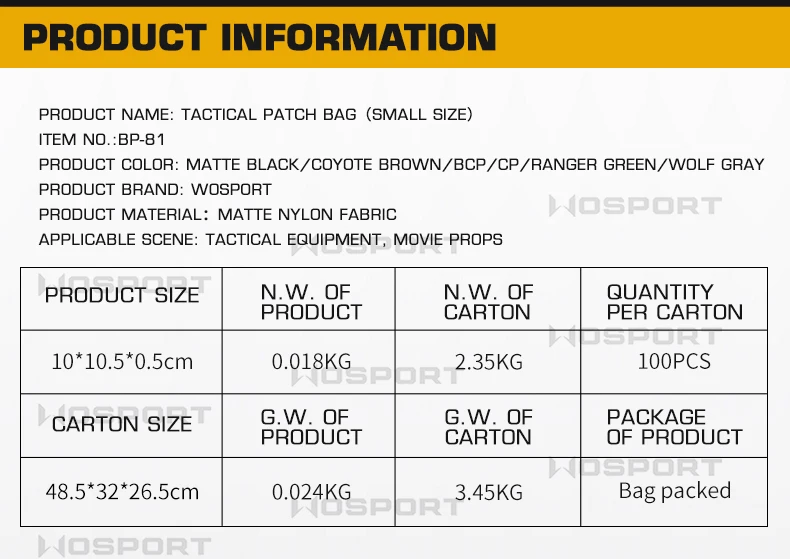 Bolsa Táctica Micro Candy - Configuración completa en chaleco