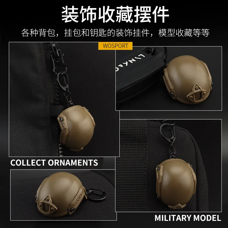 WOSPORT casco rápido modelo accesorios de personalidad creativa abridor de botellas de cerveza mochila encanto llavero - imagen 3