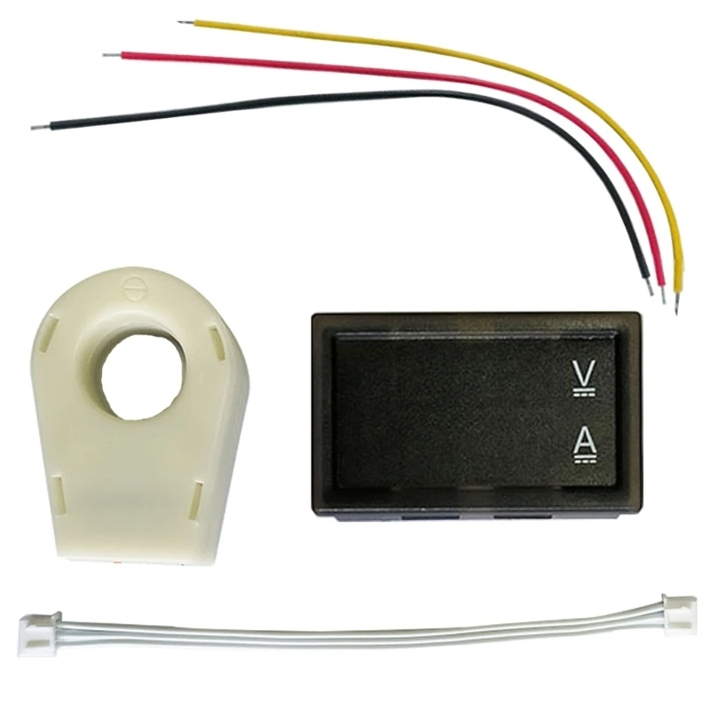 Medidor Panel energía corriente directa, amperaje voltaje, pantalla Digital LED, amperímetro, voltímetro, envío - imagen 4