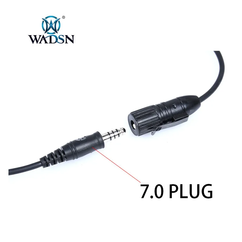 Auricular táctico U94PTT WADSN, auricular Civil, adaptador transformador de cableado FullSeries, auricular al aire libre y accesorio PTT - imagen 3