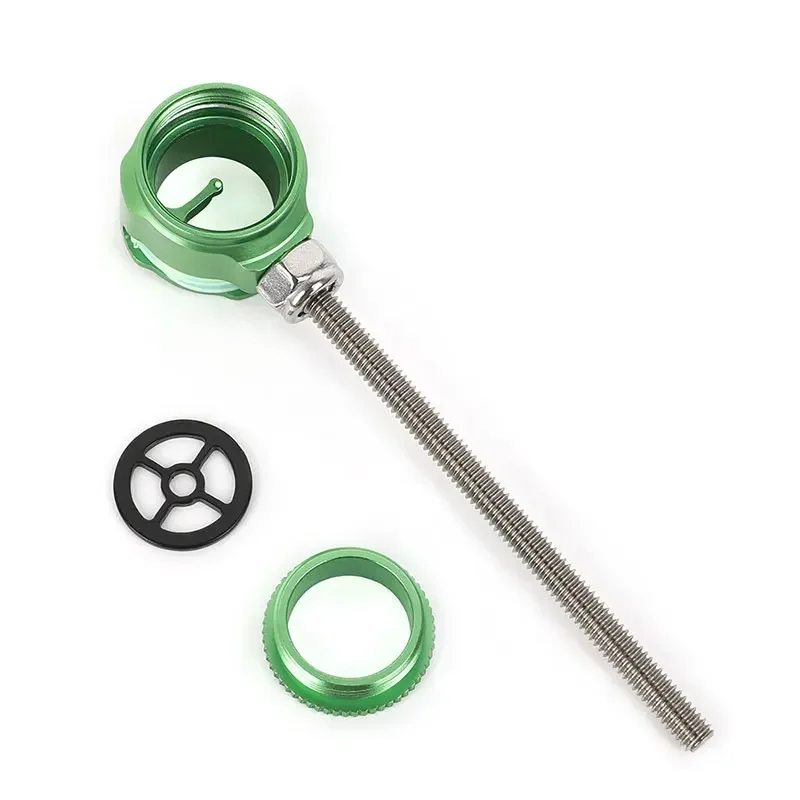 CX1 Arco de tiro con arco vista cabeza de puntería de aluminio caza objetivo-vista 0.019 pulgadas Pin de mira de fibra óptica, herramienta de tiro de flecha de arco - imagen 3