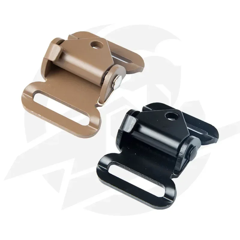 Cinturón táctico para exteriores, hebilla de leva de liberación rápida, hebilla de eslinga para Rifle, hebilla deslizante cargada por resorte para correas de 25MM - imagen 2