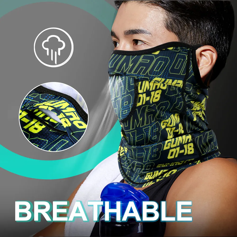 Máscara facial de ciclismo, Bandana de protección solar a prueba de viento, bufanda transpirable, pasamontañas deportivo para el cuello, equipo para bicicleta de montaña MTB - imagen 5