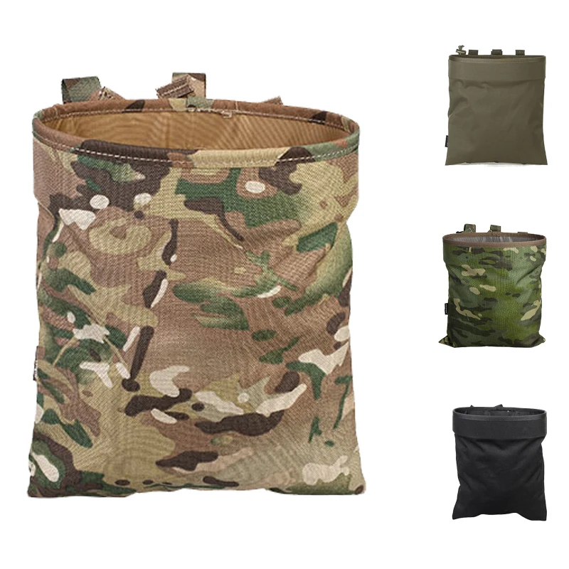 Emersongear-bolsa táctica de caída, bolsa de basura plegable, organizador de utilidad MOLLE, cinturones EDC, bolsillo para caza, Camping, combate, nailon EM6032 - imagen 3