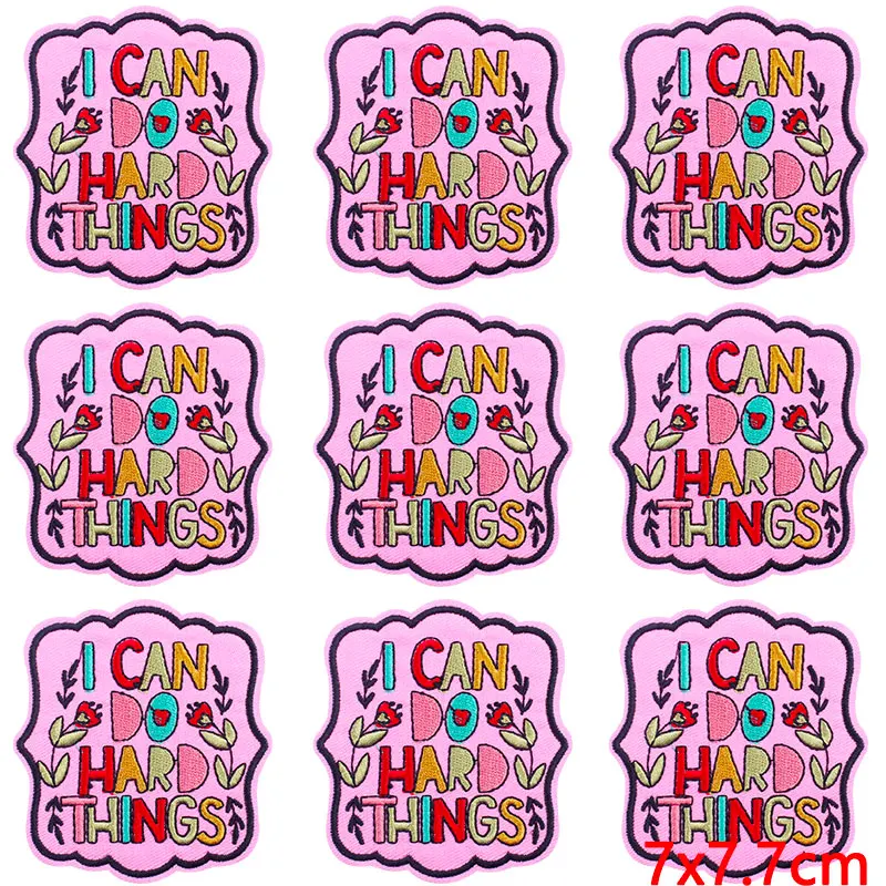 Parche para planchar en la ropa para mujer, insignias de bricolaje, pegatinas de ropa, parches bordados a rayas para vestido, 10 unidades por lote - imagen 4