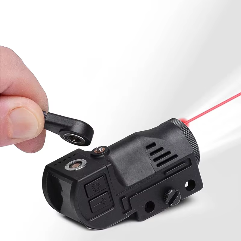 Glock linterna táctica potente recargable láser RGB carga magnética