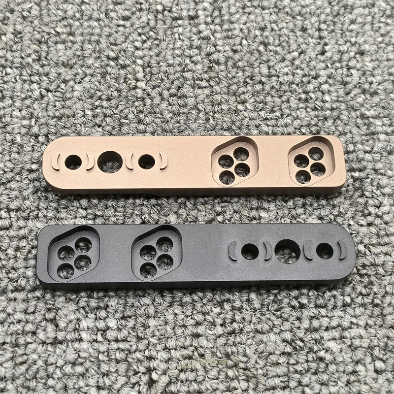 Mlok soporte de luz en línea, Base de montaje de linterna de engranaje táctico para Surefire M300, M600 - imagen 3