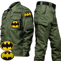 Parche táctico de moral de murciélago de PVC negro y amarillo, emblema con gancho y bucle para ventilador, brazalete, mochila militar del ejército, chaqueta, apliques decorativos