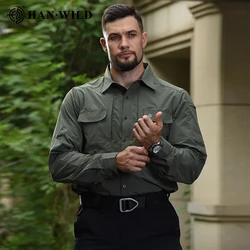 HAN WILD Camiseta táctica transpirable con secado rápido para outdoor