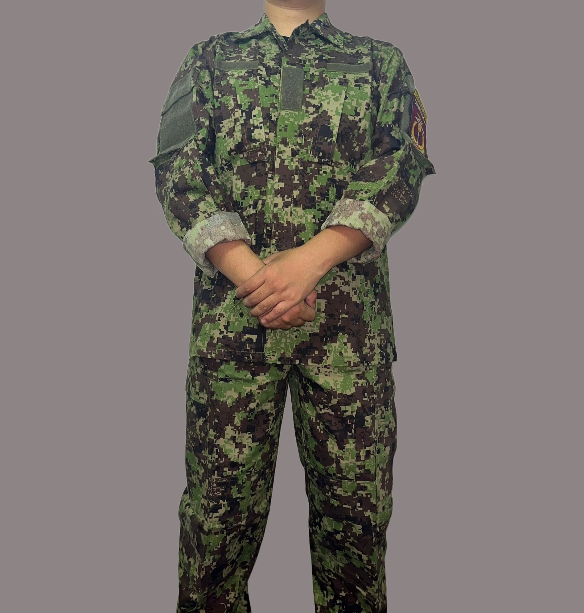 Conjunto de uniforme: equipo de combate táctico de camuflaje del bosque afgano, ropa de supervivencia al aire libre estilo ACU - imagen 4