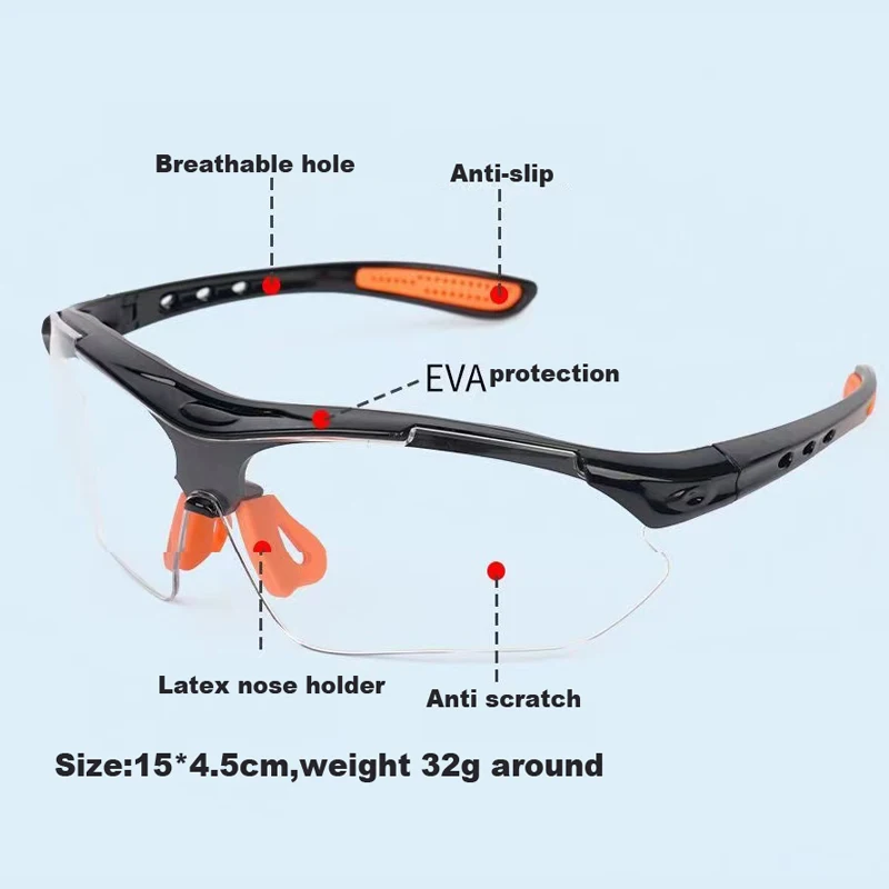 Gafas tácticas CS Airsoft a prueba de viento, gafas de escalada, HD, 3 lentes, Motocross, motocicleta, montañismo, gafas seguras - imagen 4