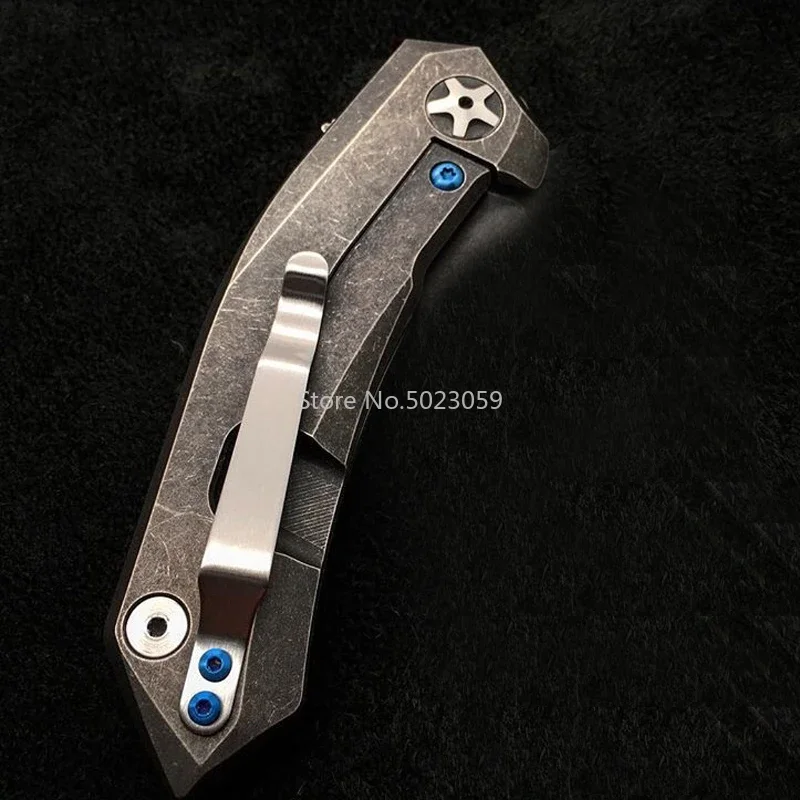 2 juegos de tornillos de acero inoxidable para accesorios de husillo de cuchillo plegable, tornillo de vástago, tornillo de husillo de cuchillo personalizado - imagen 3