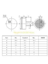 Micrófono electret J1HC 6022P, micrófonos condensadores transmisión sonido claro