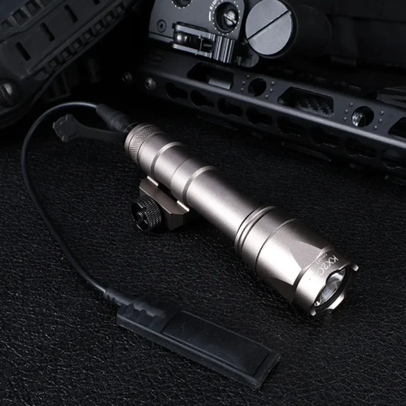 Linterna LED táctica Airsoft Surfire M600, linterna de flash fuerte, iluminación exterior, M600C/600B - imagen 4