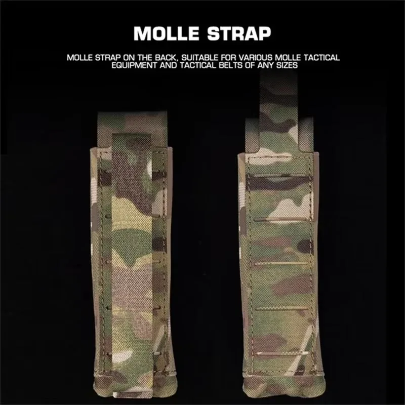 Bolsa táctica MOLLE camuflaje para cargadores, ligera - imagen 3