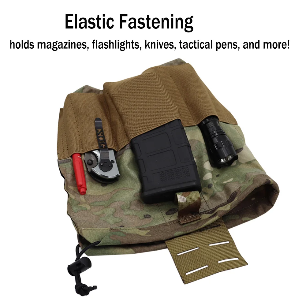 Nuevo diseño, bolsa táctica para despejo de revistas, bolsa de reciclaje plegable, bolsa para caza Airsoft, bolsa para artículos diversos - imagen 3