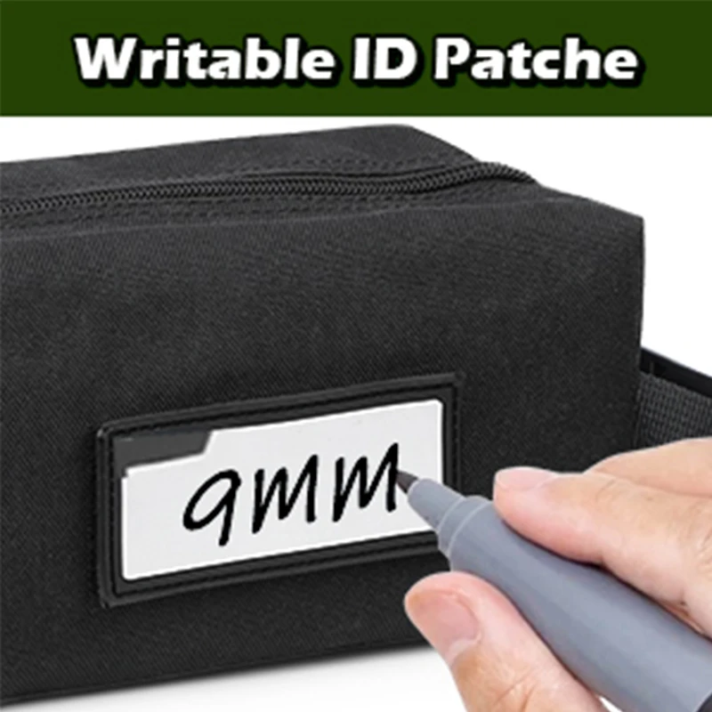 Bolsa para cartuchos, bolsa para munición, bolsa de transporte de balas 1000D, estuche de almacenamiento para municiones, bolsa de herramientas EDC, bolso multifunción, 1/2 Uds. - imagen 5