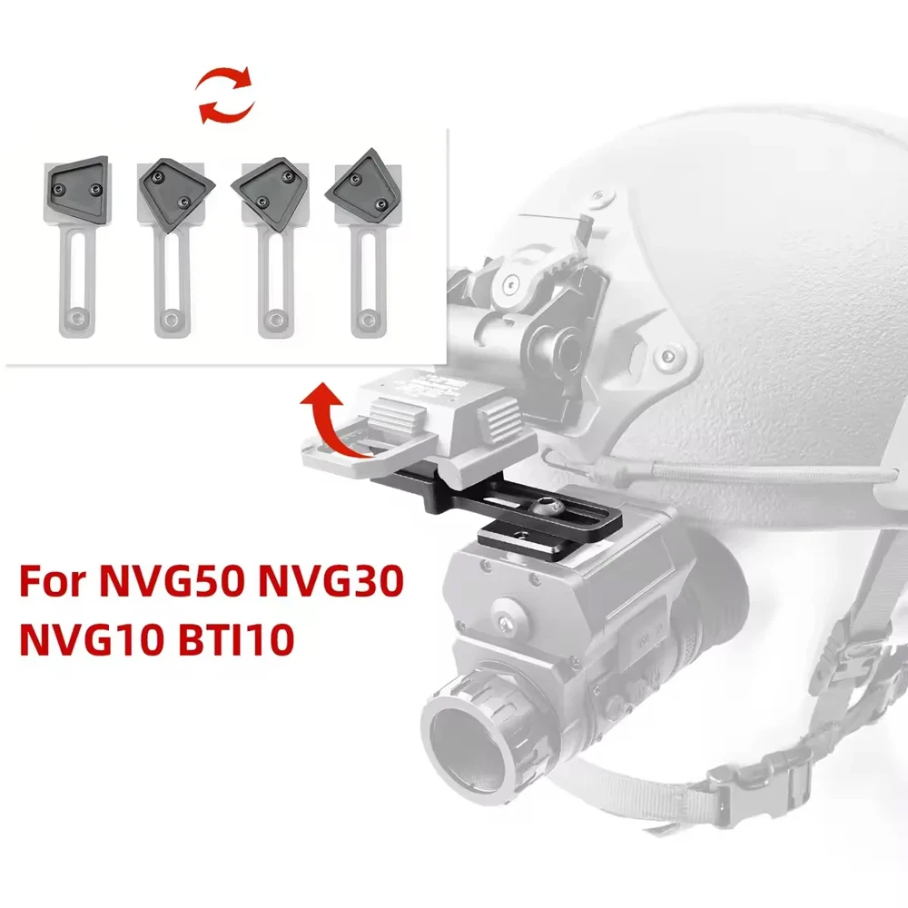 NVG10 NVG30 accesorios para dispositivos de visión nocturna de caza táctica al aire libre soporte de ajuste multiángulo - imagen 2