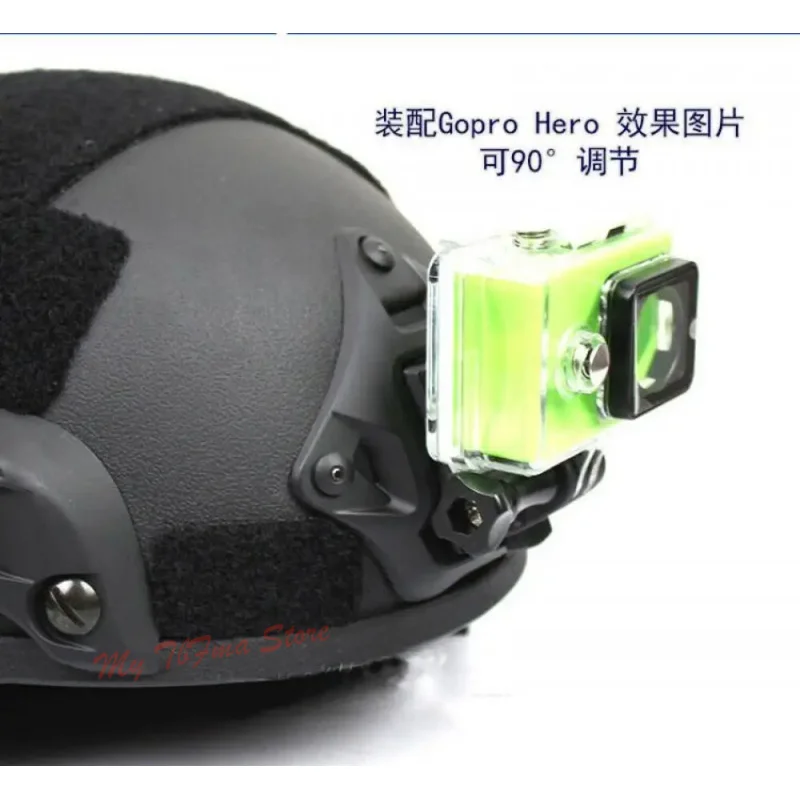 Nuevo soporte de casco táctico Base de montaje para casco MICH/M88 Gopro Hero 1/2/3/4 cámara deportiva - imagen 5