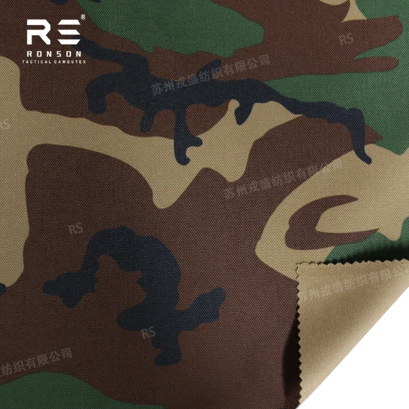 Tela de poliéster 1000D de camuflaje de jungla en cuatro colores, bolsa impermeable con estampado grueso, subbolsa táctica, tela de estera - imagen 2