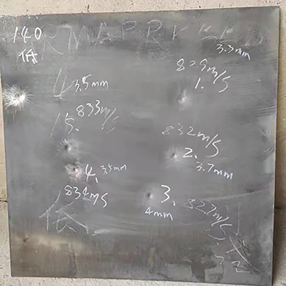 Chaleco antibalas de placa de acero a prueba de balas, enchufe Universal de arco de ángulo de corte, Tapón Protector de entrenamiento de levantamiento de pesas, corte por láser - imagen 3