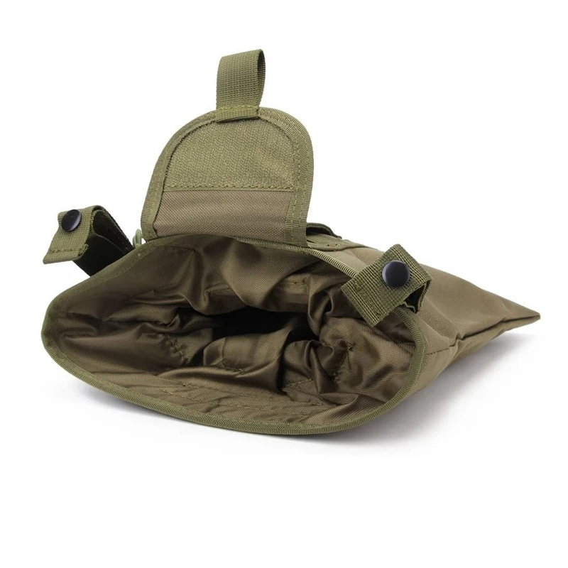Bolsa de basura táctica MOLLE, bolsa de recuperación magnética, bolsa de reciclaje de revistas con cordón, accesorios de caza Airsoft, equipo - imagen 4