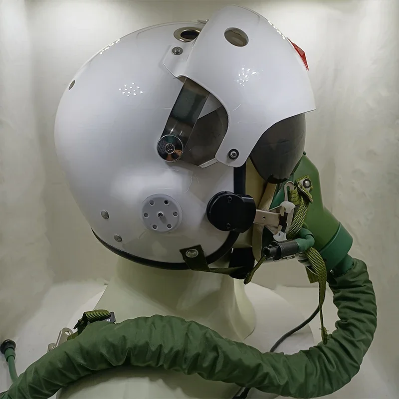 Mono piloto militar cuatro estaciones con casco y mascarilla oxígeno - imagen 3