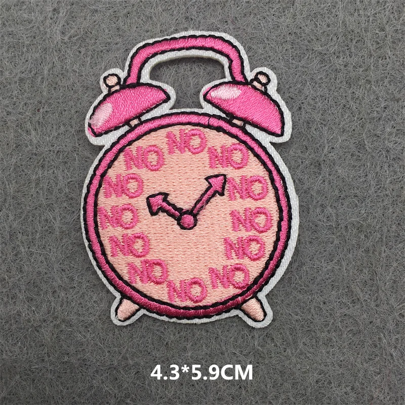 Pink Cartoon Clothing Thermoadhesive Patches Iron-on Transfers for Clothing Anime Clothes Embroidery Patch Ironing Applications - imagen 5