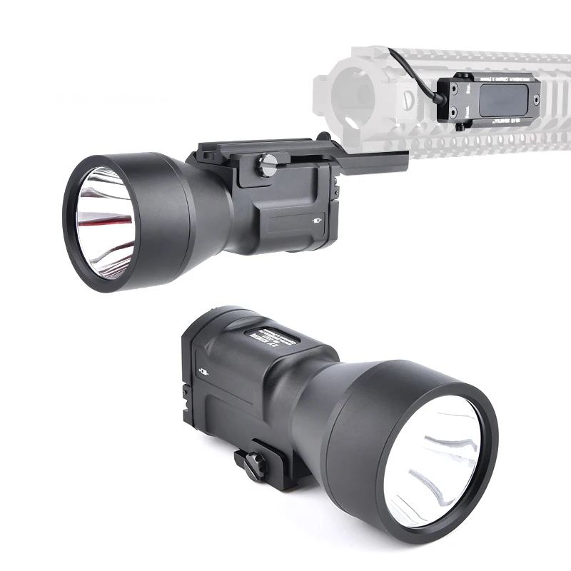 Klesch 2u táctica AK accesorio linterna zenitc 1000 Lumen flash de alta potencia, con interruptor de presión remoto, instalación de guía de 20 mm - imagen 2