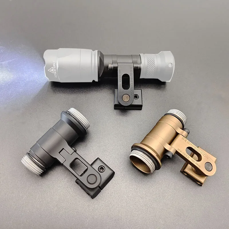 SOTAC CNC SS MAX soporte para casco para M300 M600 SF linterna Scout Light KIJI K1 IR iluminador OPS-CORE casco Picatinny Rail - imagen 2