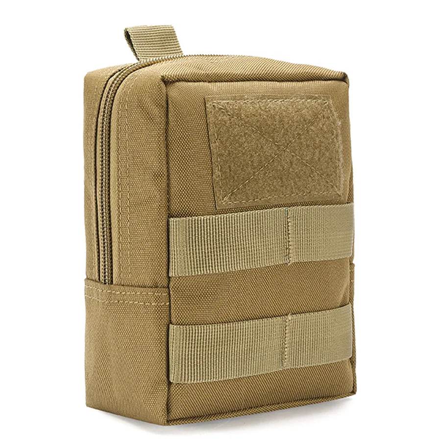 Bolsa de reciclaje de entrenamiento móvil para hombres, accesorios de equipo para fanáticos militares, deportes al aire libre, Molle Wai multifuncional, caqui - imagen 2