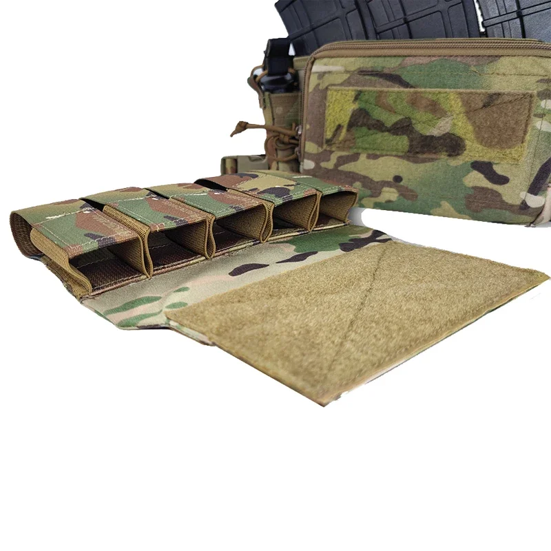 Bolsa colgante táctica para plataforma de pecho D3CRM MK3 MK4, bolsa para revistas, chaleco Multicam, Mini bolsa de granada Abdominal - imagen 4