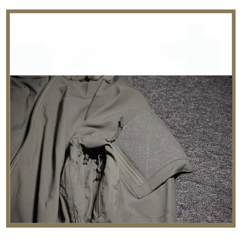PCU L5 traje de asalto de concha suave de nailon táctico negro abrigo con cremallera para caza al aire libre chaqueta de escalada para senderismo - imagen 5