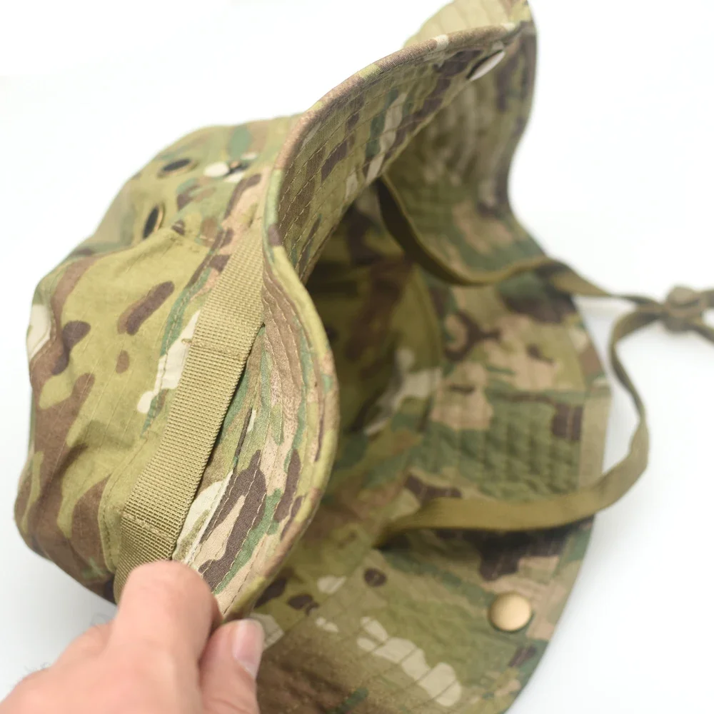 Gorra de pescador plegable para caza, pesca, gorra al aire libre, cúpula a prueba de viento para hombre y mujer, gorra corta con aleros - imagen 5