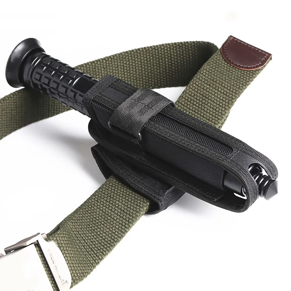 Bolsa de soporte de bastón con rotación de 360 grados, funda de palo extensible, funda táctica Molle de nailon para palo de defensa telescópico al aire libre - imagen 5