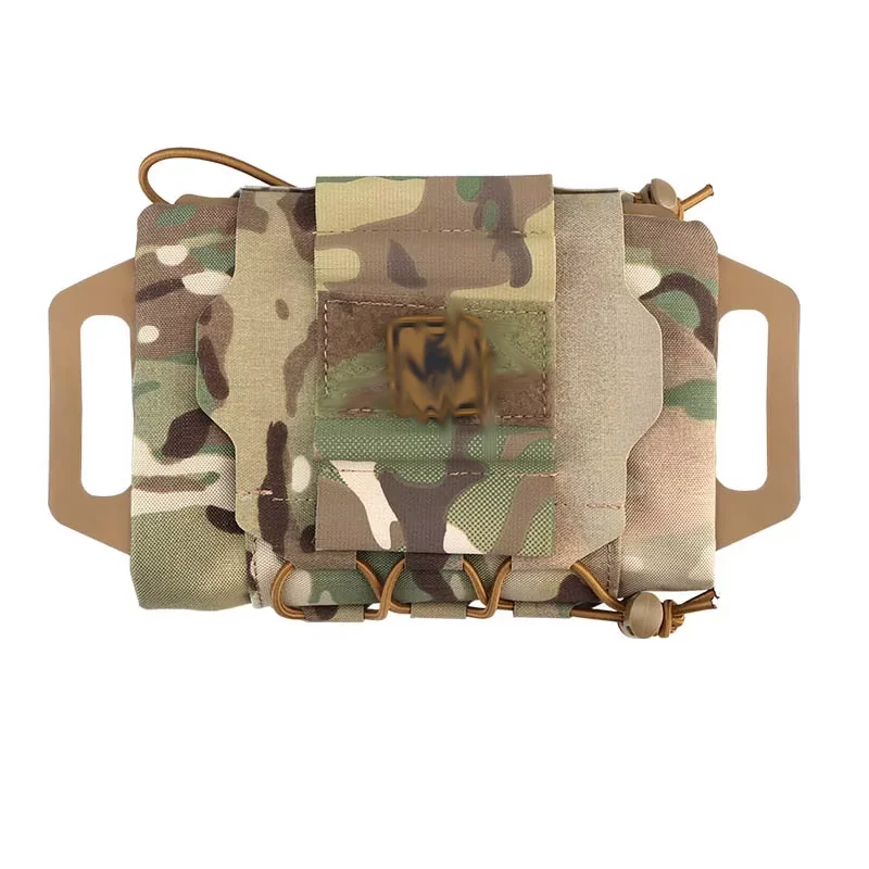 Caza táctica Molle revestimiento desmontable bolsas de supervivencia de despliegue rápido de dos piezas bolsa de emergencia - imagen 4