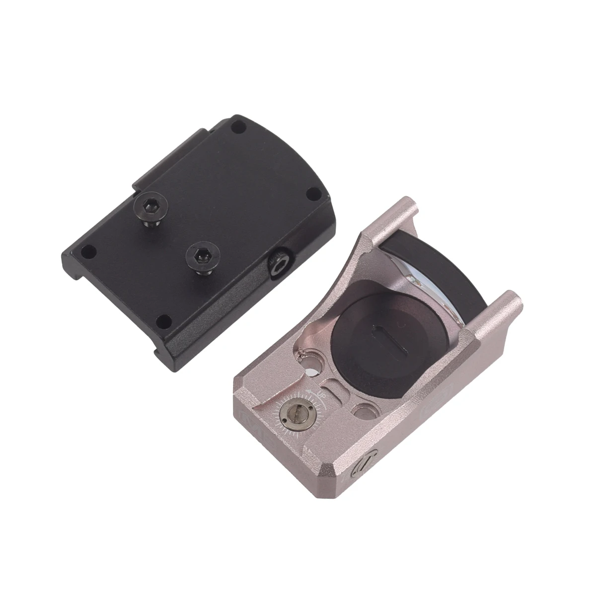 Mira réflex táctica M2 con detección de luz, punto rojo, punto verde, riel de 20mm, Compatible con equipo de tiro de caza G17 19 - imagen 5