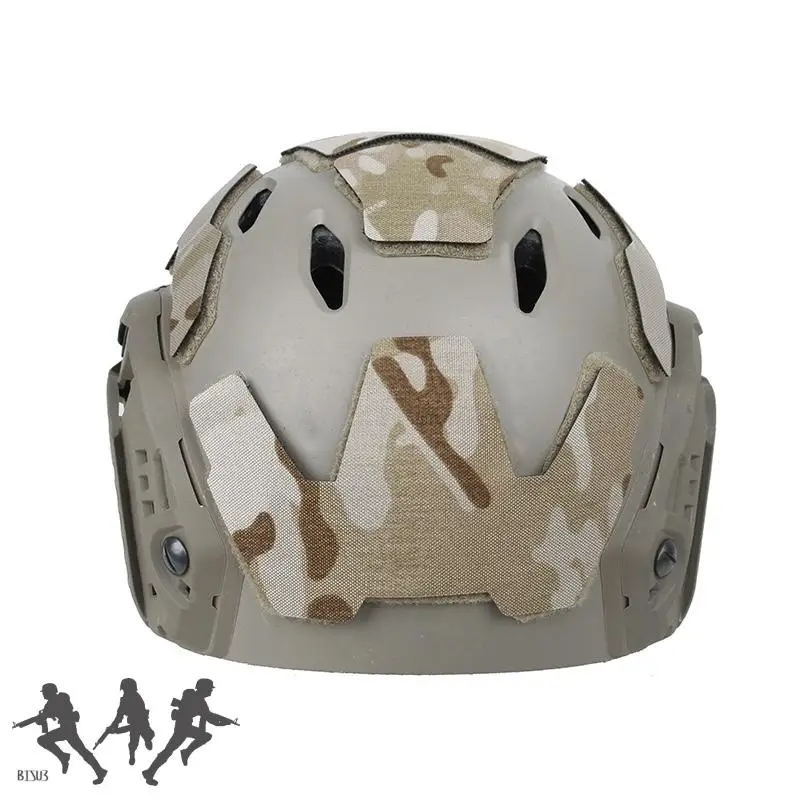 Pegatina de camuflaje para casco de caza táctica TMC, ligera SF, gancho y bucle - imagen 5