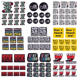 Parche bordado Punk termoadhesivo – Pack para coser o planchar