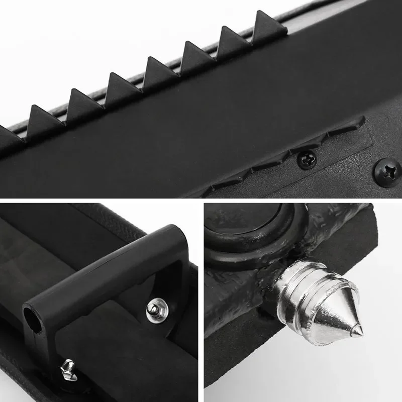 Escudo de autodefensa antidisturbios, suministros de protección de seguridad Personal, equipo de guardia de seguridad portátil, aleación de aluminio - imagen 5