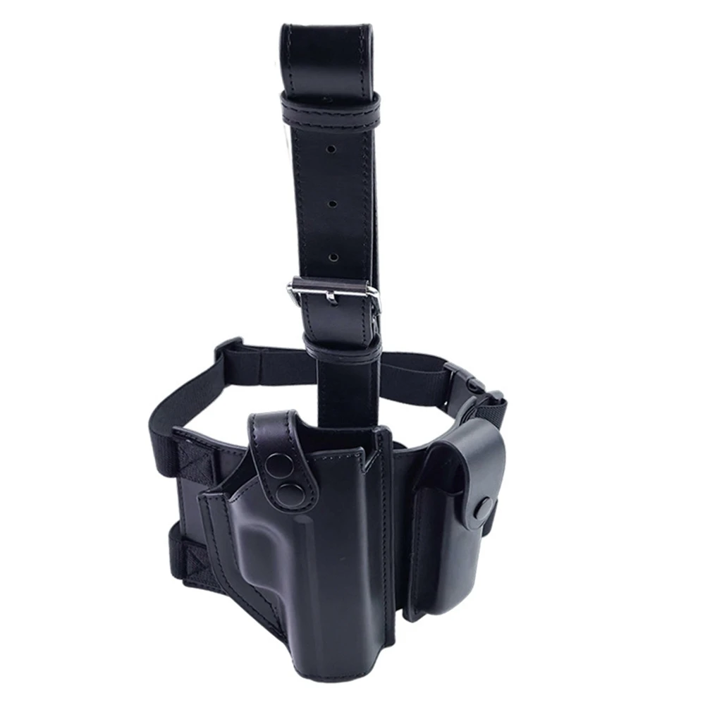 Gl0ck 18 funda para pistola con pierna caída, funda táctica para muslo de mano derecha para G18 - imagen 2