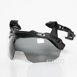 FMA EX Wendy casco balístico con visera y gafas tácticas