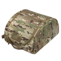 Bolsa táctica multiusos para casco: almacenamiento y senderismo